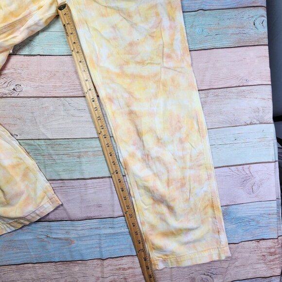 Levis Tie-Dye Jeans Size 32x30 Yellow & Orange Cotton Casual Relaxed F - Picture 13 of 15